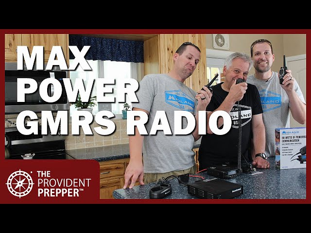 Emergency Communications: Midland MXT500 High Power GMRS Radio Review