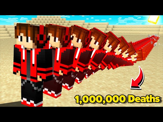 Minecraft but I Survive 1,000,000 Deaths