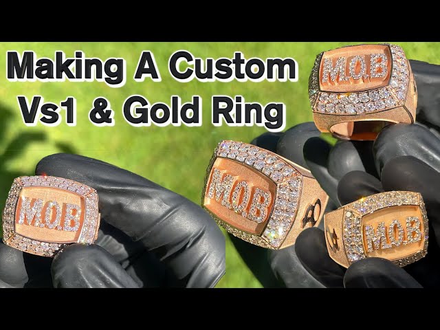 🥇Episode 10 of My Favorite Internet Jeweler (I Made Our 1st Diamond & Gold Custom Ring from scratch)