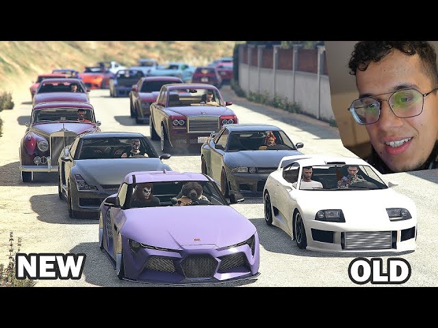 SAME CAR DIFFERENT ERA! GTA Online Car Meet W/Facecam