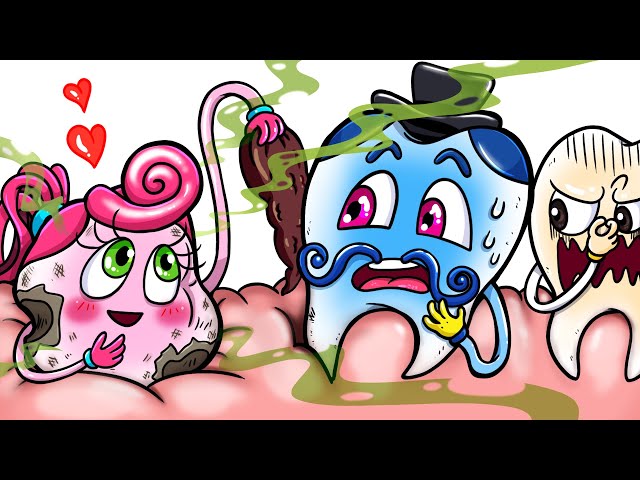 [Animation] Mommy Long Legs's Wisdom Tooth!😱🦷Bad Teeth | Poppy Playtime Chapter3 Cartoon | SLIME CAT