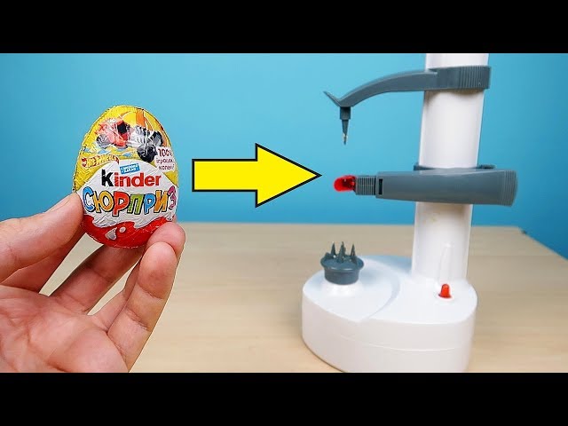 New Apple Cutter versus Kinder Surprise, Sausage, Cucumbers and other things!