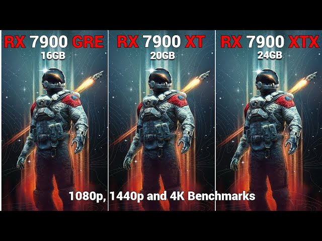 AMD RX 7900 GRE vs RX 7900 XT vs RX 7900 XTX | How Much Performance Difference? @AMD