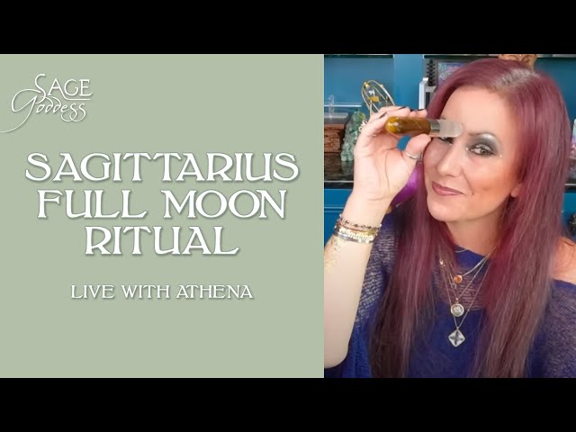 Call of the Wild Sagittarius Full Moon Ritual, live with Athena