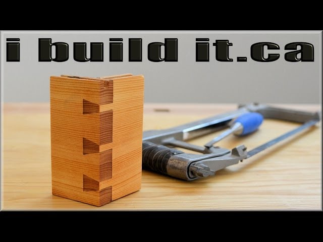 Hand-cut Dovetail With Hacksaw And Chisel