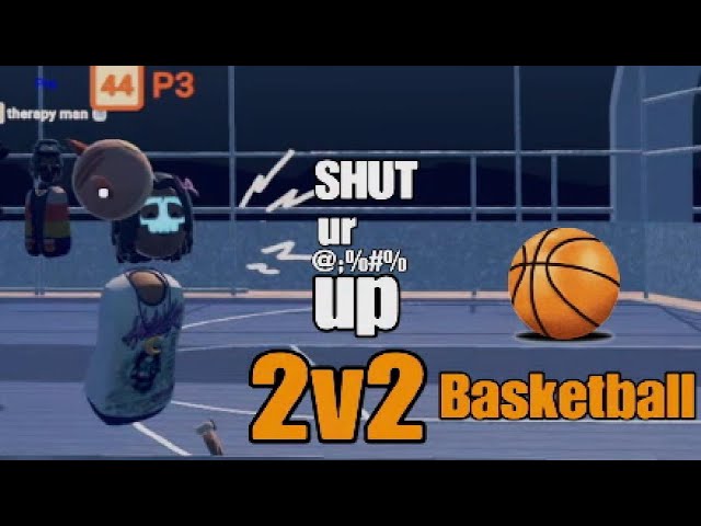 Kid rages in recroom basketball 2v2