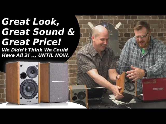 Unboxing and Testing Edifier R1280T $100 Speakers with Built-In Amp