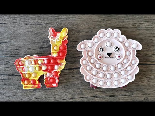Alpaca Pop It Unboxing 2022 - Cute Sheep Push Buble Fidget Toy