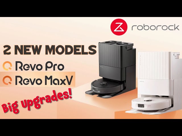 Roborock Q Revo MaxV & Pro Models Announced  @CES   - Several Changes & Improvements!