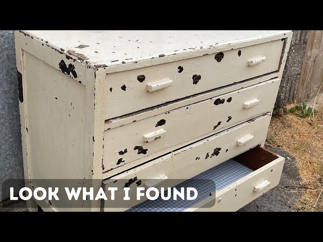 RESTORATION of a Roadside Vintage Dresser.