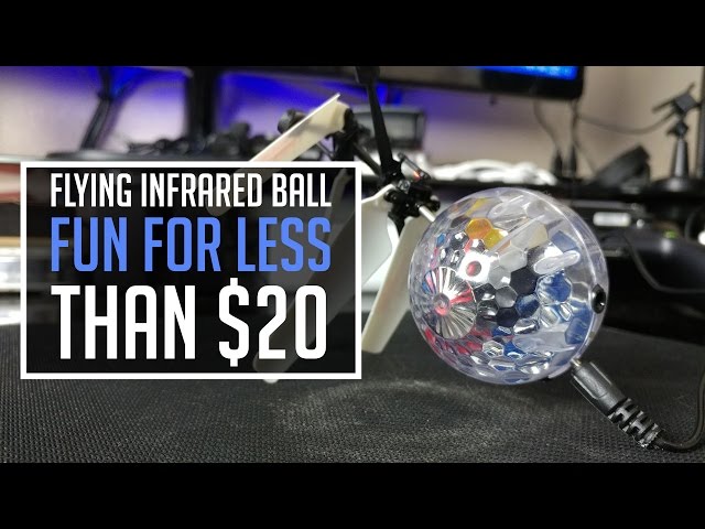 Review: Fun Flying Infrared Ball with LED Flashing Lights | Tech under $20