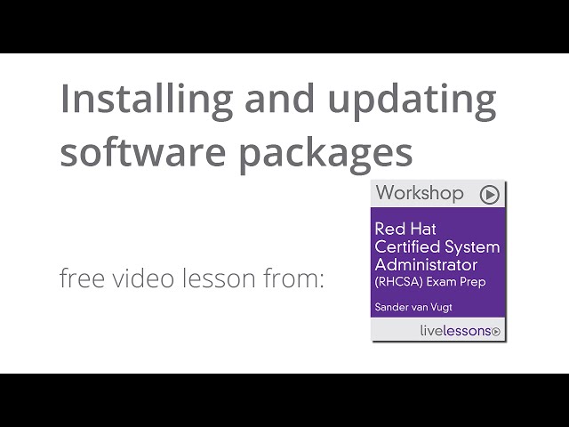 RHSCA Installing and updating software packages - RHCSA 7 tutorial