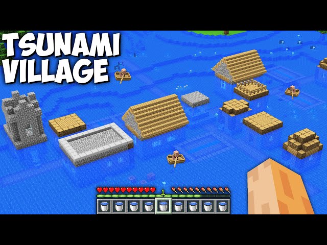 How I Found this UNDERWATER VILLAGE in Minecraft ??? Water Base Challenge !!!
