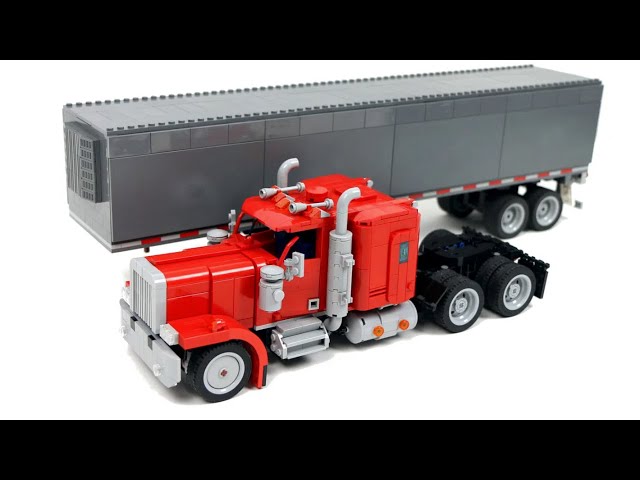 Remote Controlled LEGO Semi Truck & Trailer | Ideas Spotlight