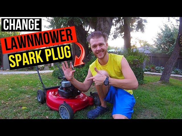 How To Change your Lawnmower Spark Plug -Jonny DIY