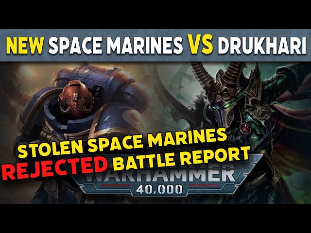 New Space Marines vs Drukhari Warhammer 40k Battle Report