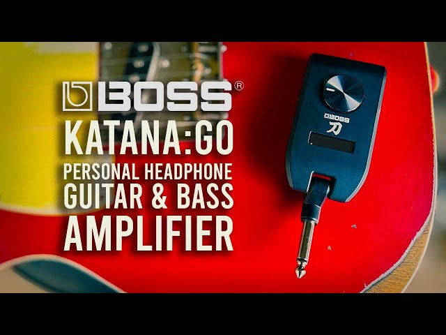 BOSS KATANA:GO Personal Headphone Guitar (and BASS!) Amplifier