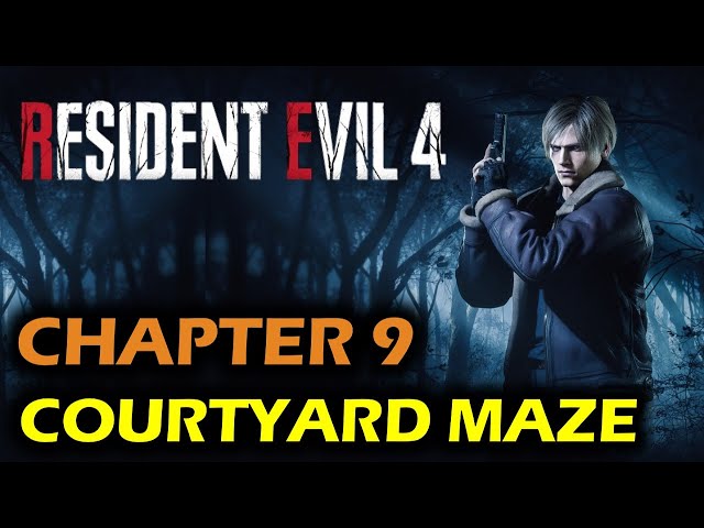 Courtyard Maze Puzzle: Chapter 9 | Resident Evil 4 Remake