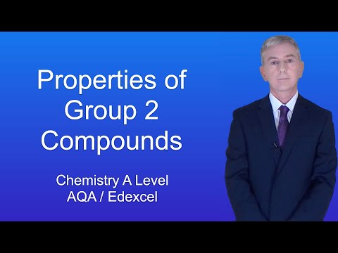 A Level Chemistry Revision "Properties of Group 2 Compounds".