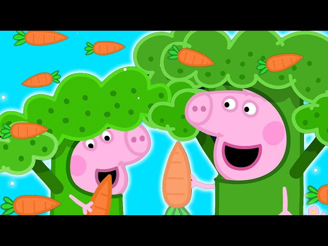 Peppa Pig Becomes Broccoli in Hollywood?!| Peppa Pig Official Family Kids Cartoon