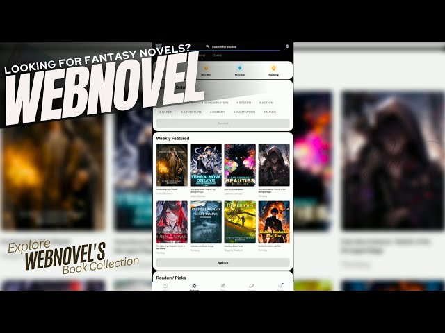 Looking for Fantasy Novels? Explore WebNovel's Book Collection