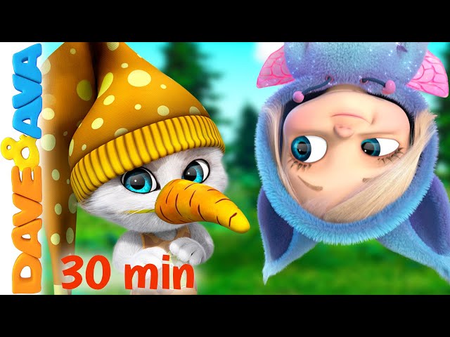 😼 Little Bunny Foo Foo and More Nursery Rhymes and Kids Songs | Dave and Ava 😼