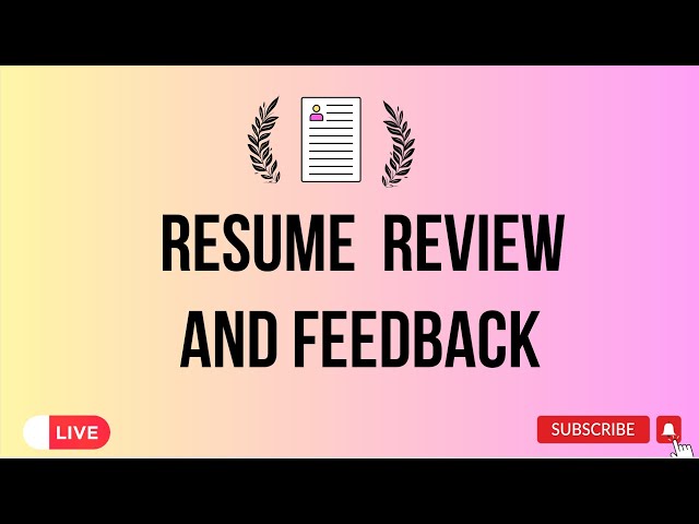 Resumes Review Live Session | Send me your resumes | Feedback and Corrections | Abhishek.Veeramalla