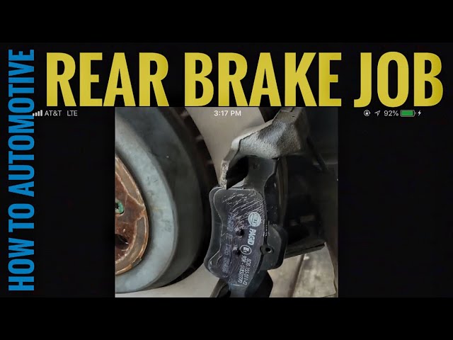 How to Replace Rear Brake Pads, Machine Rotors, and Sensors on a 2010 Mercedes GL450