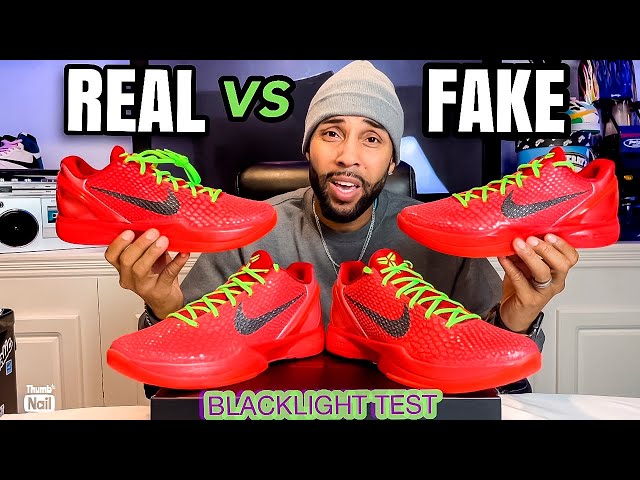 REAL vs FAKE KOBE Proto 6  REVERSE GRINCH! WATCH BEFORE YOU BUY!  Nearly IDENTICAL 🤯