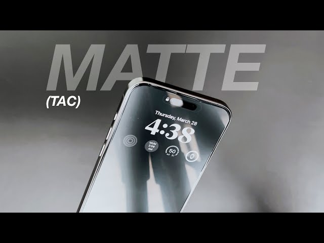 iPhone 15 Pro - MATTE [TAC Screen Protector]