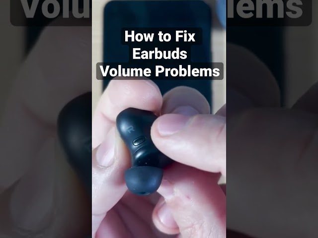 How to Fix Earbuds Volume Problems #shorts