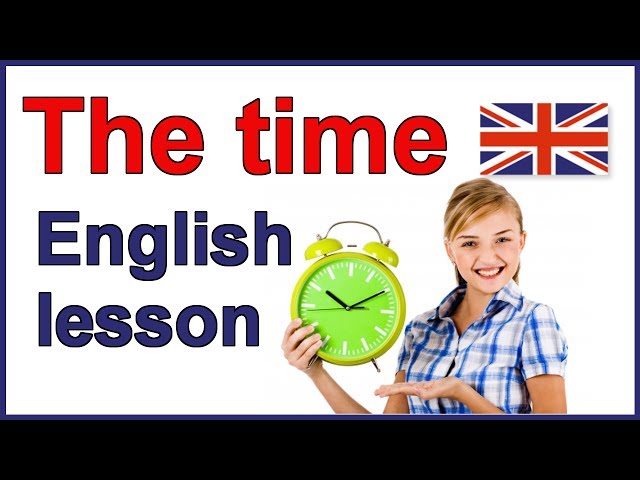 How to tell the time in English | English lesson