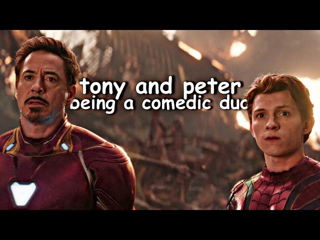 tony and peter being a comedic duo for 4 minutes and 30 seconds straight