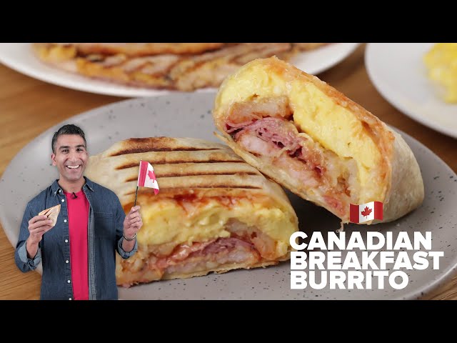 How To Make A Canadian Breakfast Burrito // Promoted by Dempster’s