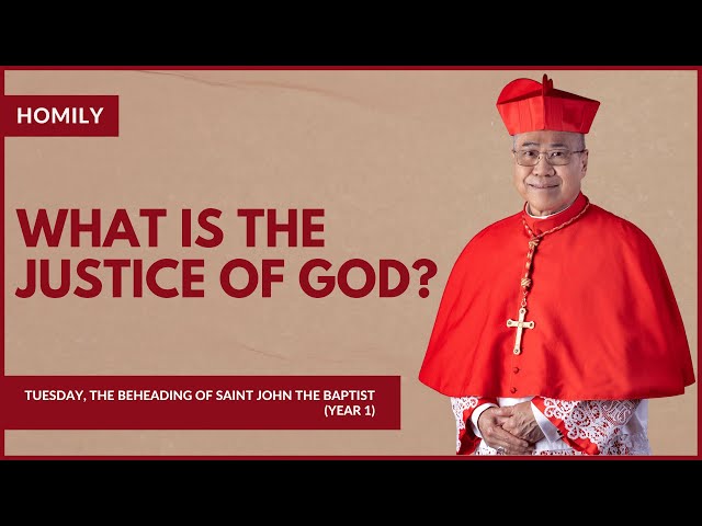 What Is The Justice Of God? - William Cardinal Goh (Homily - 29 Aug 2023)