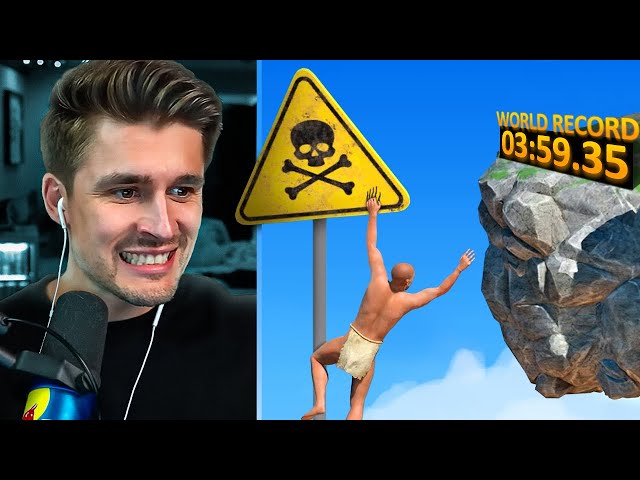 A Difficult Game About Climbing Speedrun | Ludwig Reacts