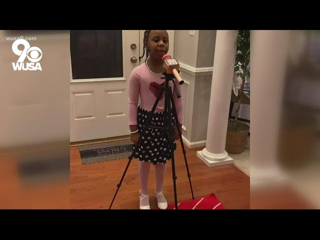 Little girl sings her heart out for Valentine's Day | Get Uplifted
