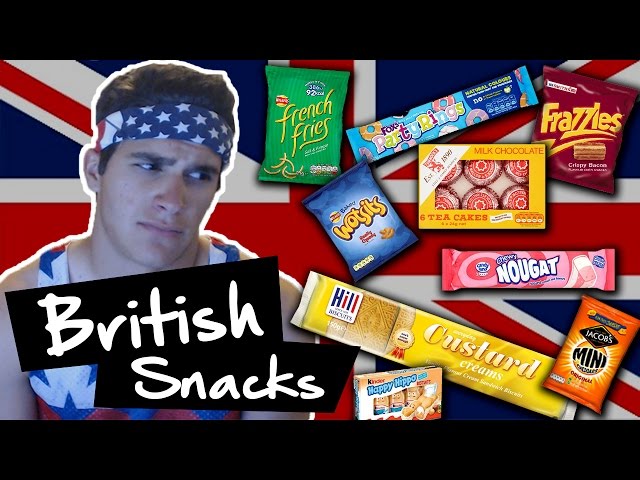 American Tries British Snacks!!!