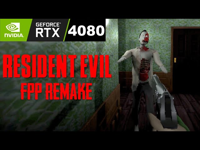 RESIDENT EVIL 1 /  BIOHAZARD 1 - First Person Fan Made Remake  - Gameplay & Download