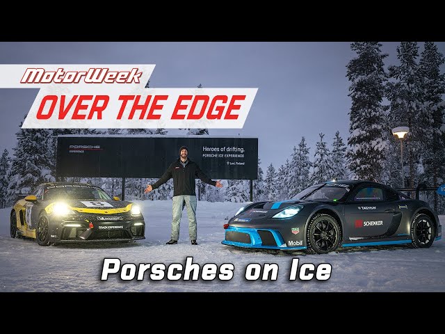 Drifting Porsche Racecars on Ice in Finland | MotorWeek Over the Edge