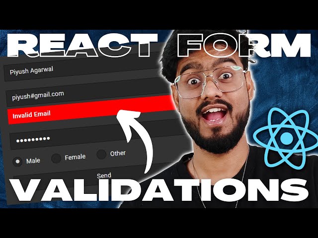 React Form Validations ( with YUP ) - Full Tutorial 2024 🔥🔥