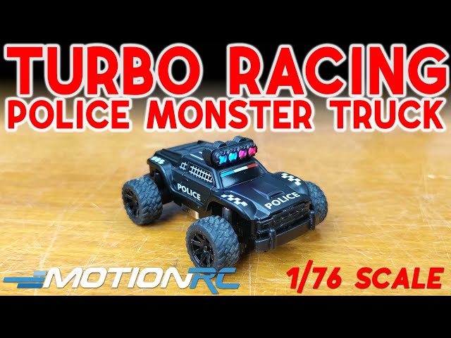 Turbo Racing 1/76 Scale Police Truck | Motion RC