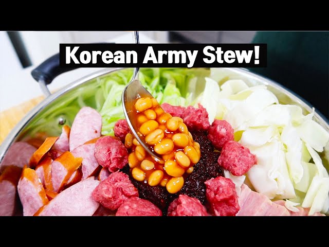 Korean Army Base Stew Easiest Recipe! Budae Jjigae l Better Than Restaurant