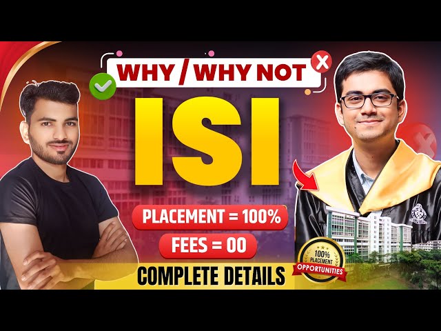 Indian Statistical Institute M. Stat Student's Review | Course | Placement | Research | Campus