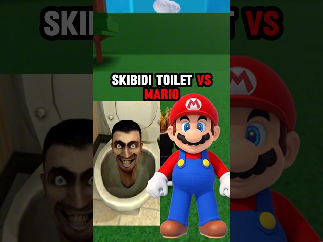 Skibidi Toilet VS Mario #shorts