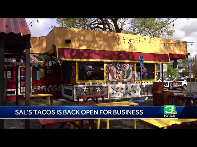 Longtime West Sacramento icon Sal's Tacos reopens year after fire