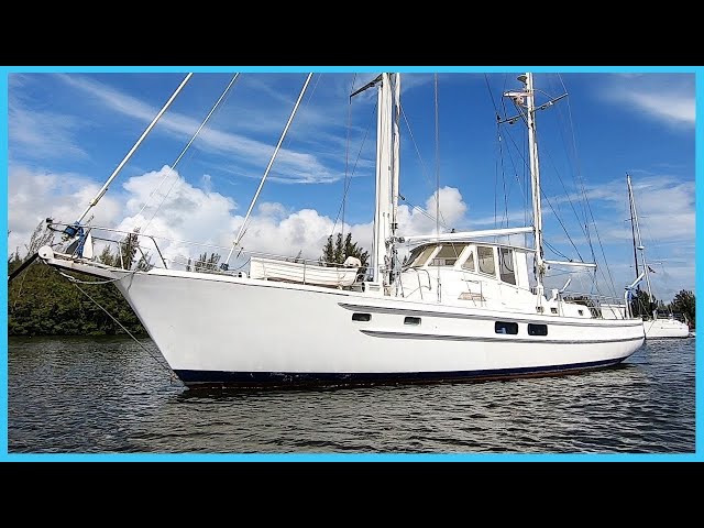 93. Dirt Cheap Fifty-Three Foot DREAM CRUISING YACHT [Full Tour] Learning the Lines