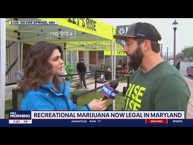 Recreational marijuana now legal in Maryland