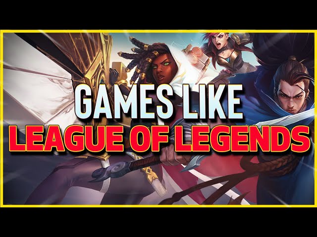 5 games like League of Legends (#LEAGUEOFLEGENDS #ALTERNATIVES)