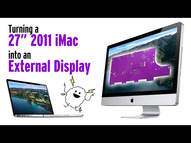 Turning a 27" 2011 iMac into an external QHD Display with a Juicy Crumb Dock Lite